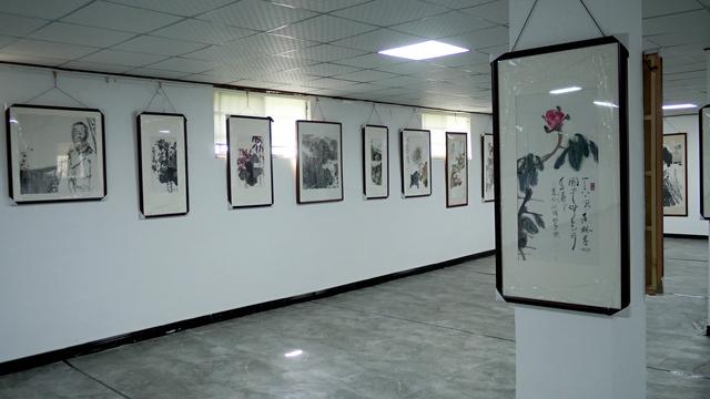 書畫博士作品展在臨沂佛園厲明霜藝術(shù)館開展